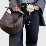 Torba Gerda Woven z Zlato Ročico