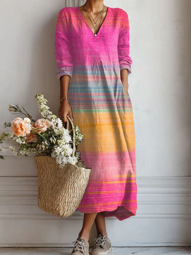 Dolga Boho Obleka