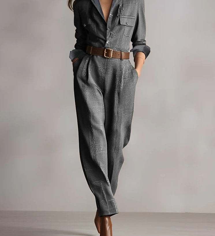 Mirabelle – ženski tweed overall