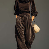 Solenne – ohlapen velur set