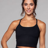 Airsoft Racerback Top Črn