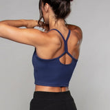 Airsoft Racerback Top Mornarsko Modra