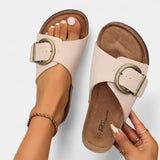Lukía - Elegantne poletne sandale iz plute z zaponkami