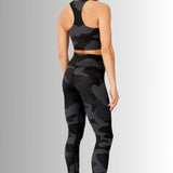 Ebony Camo Crop Modrček