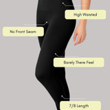 Elevate All Day Ultra Visoki Struk 7/8 Legging Črna