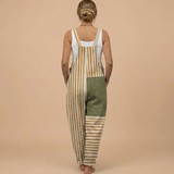 Udobne Tiskane Pantalone z Naramnicami