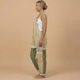 Udobne Tiskane Pantalone z Naramnicami