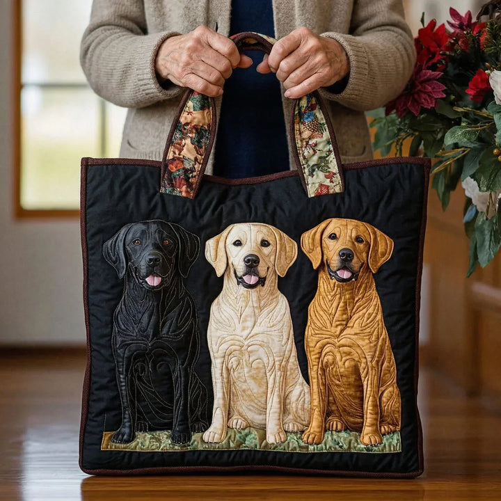 Ročno izdelana torba | Trije labradorci