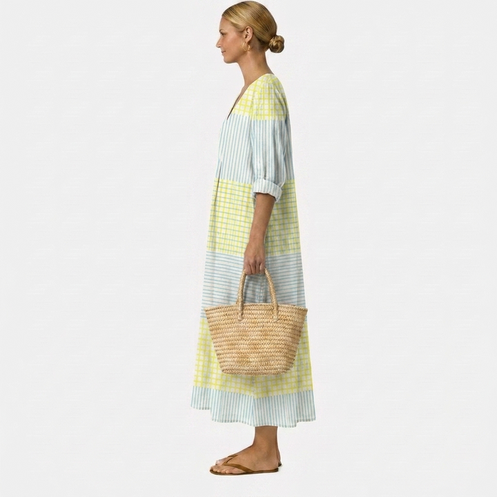Olivia™ | Obleka iz Lina Naravna Eleganca
