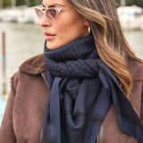 Imperial šal | Navy kombinacija | Šal od French Laundry