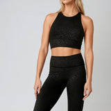 Jet Leopard Crop Bra