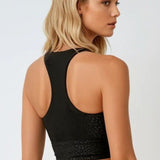 Jet Leopard Crop Bra
