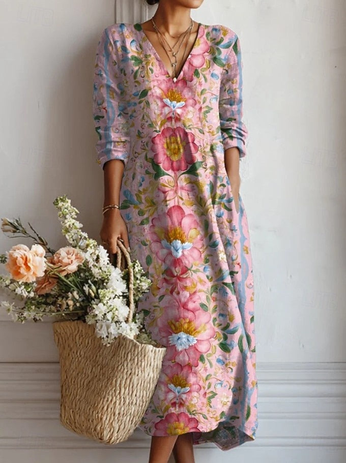Dolga Boho Obleka