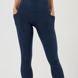 Visokotlačne Leggings s Džepnimi Polno Dolžino