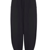 Supersoft hlače s manžetami črne