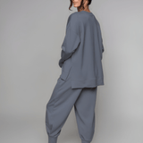 Supersoft Hlače s Manžetami Indigo