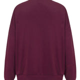 Supersoft Polu Zip Dukserica Črna Češnja
