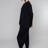 Supersoft Longline Dukserica Črna