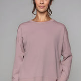 Supersoft Longline Sweatshirt Roza