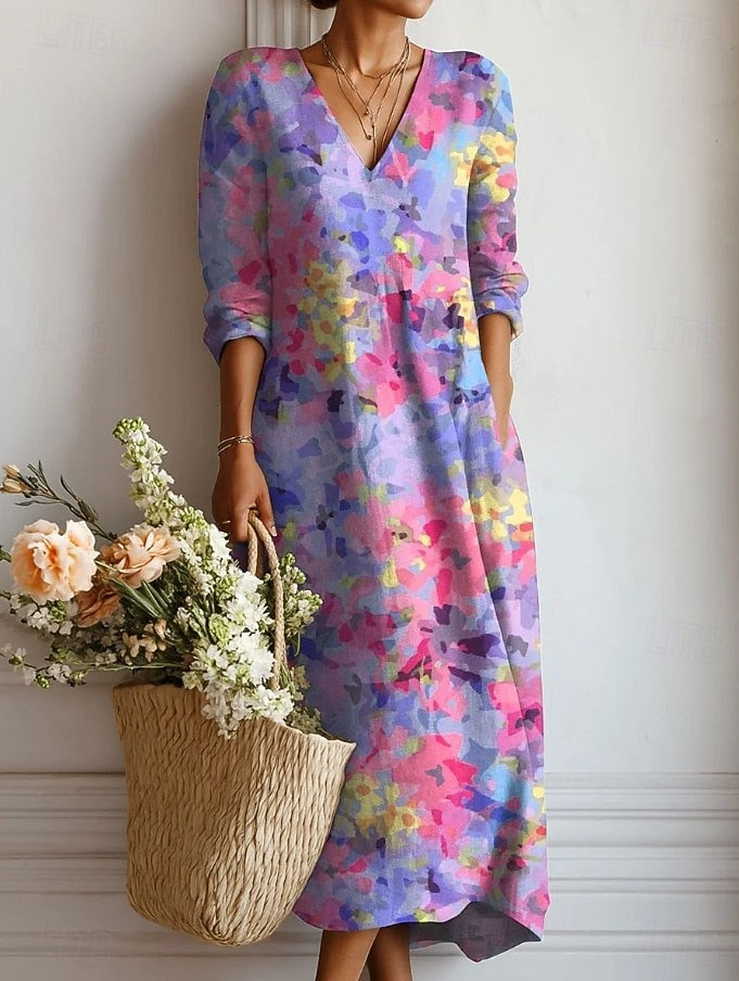 Dolga Boho Obleka
