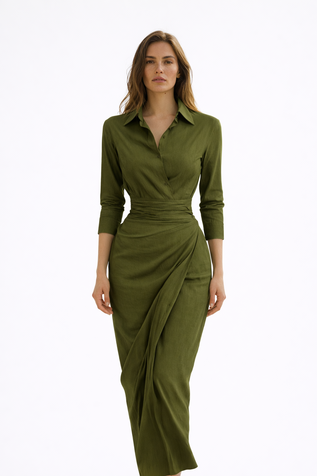 Narelle - Elegantna Preklopna Haljina