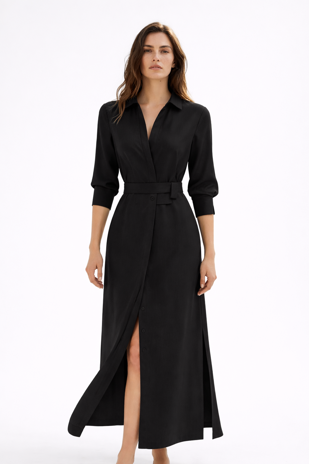 Gordana - Dolga in elegantna obleka-srajca